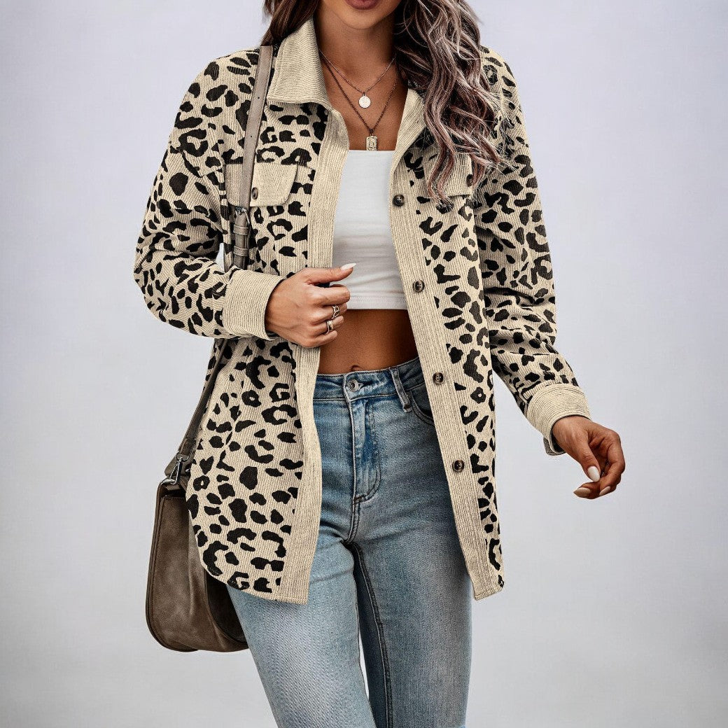 Variant image for Damjacka Leopardmönster Trendig Polyester-13