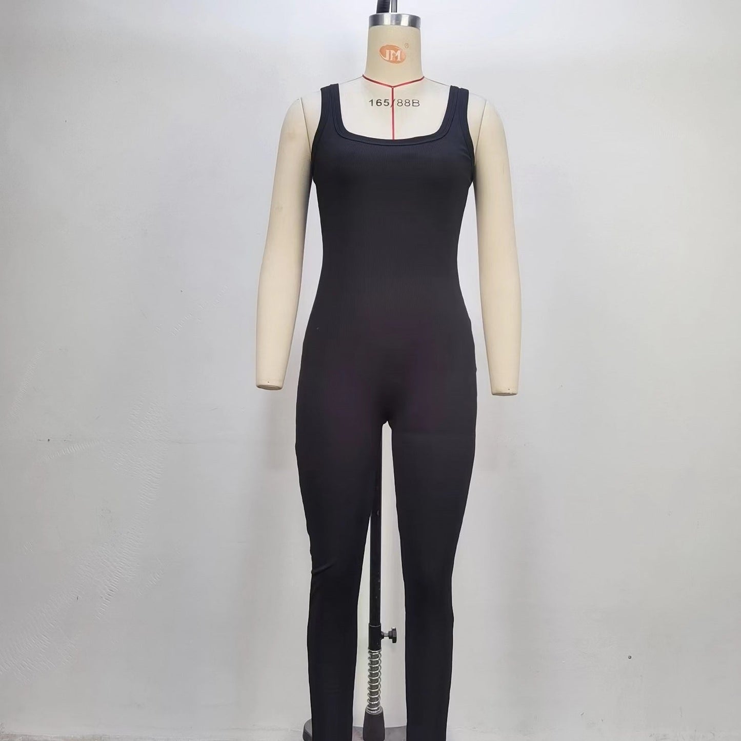 Variant image for Dam Jumpsuit Fyrkantig Halshals Slim Fit Polyester-1