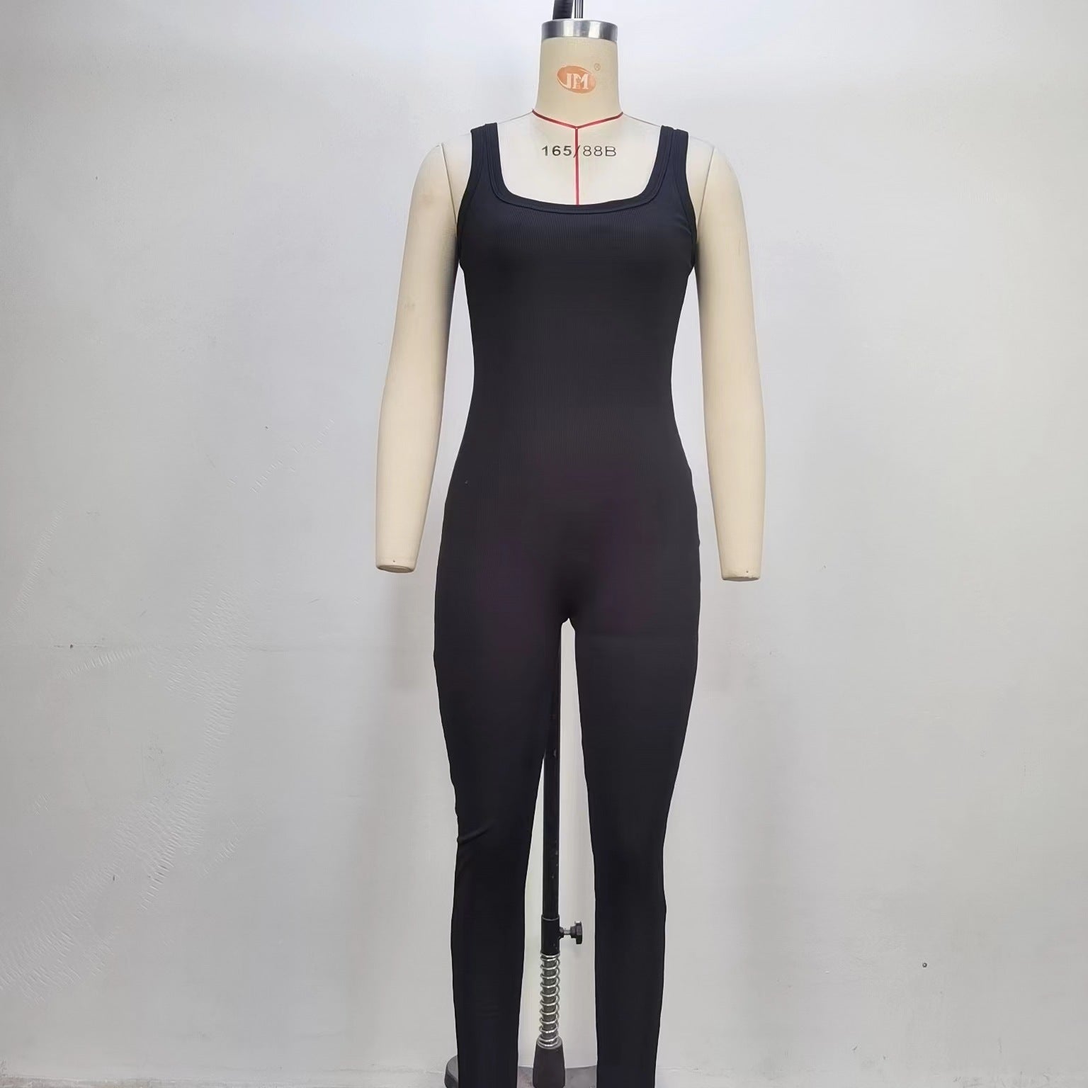 Variant image for Dam Jumpsuit Fyrkantig Halshals Slim Fit Polyester-1