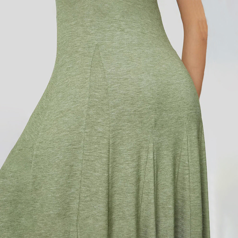 Damklänning A-Linje Slim Design Polyester-4