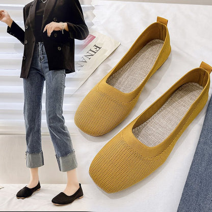 Bequeme Ballerina Schuhe für Frauen – Atmungsaktives Material, Flexible Sohle, Elegantes Design, Größe 36-41 2
