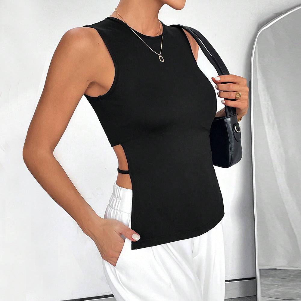 Dam Asymmetrisk Tröja Modern Polyester 4