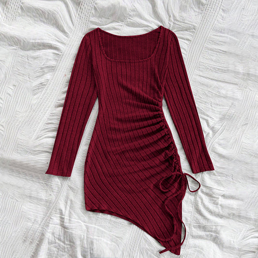 Kvinnors Svart Minikjol Bodycon Polyester Elastan-1