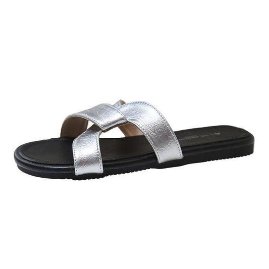 Dam Sandaler Slip-On Elegant Design Syntetisk med Vadderad Sula-1