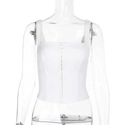 Variant image for Festtoppar Dam Skräddarsydd Bustier Top Fyrkantig Halsringning Stretchigt Tyg-3
