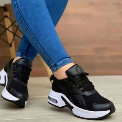 Kvinnor Sneakers Sportiga Mesh Övre Material Dämpande Sula 5