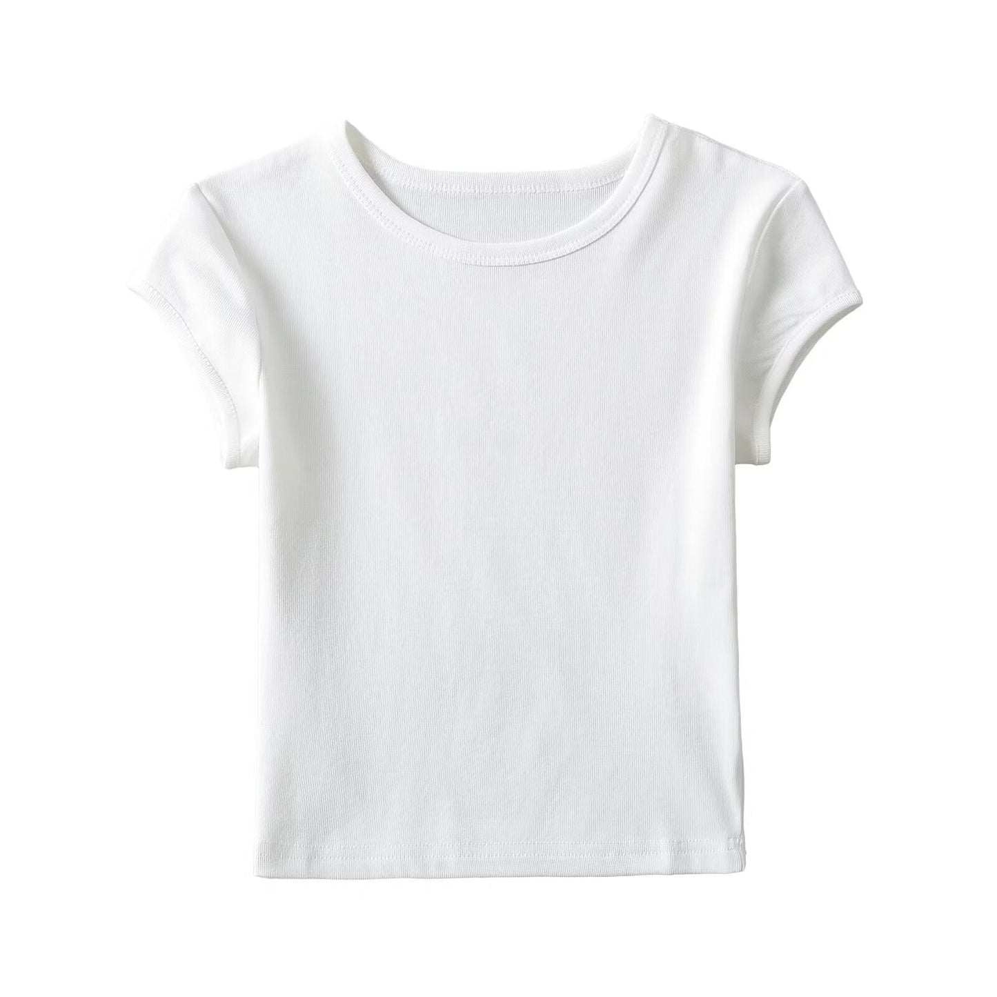 Variant image for Kvinnors T-shirt Avslappnad Snitt Bomullsblandning-2