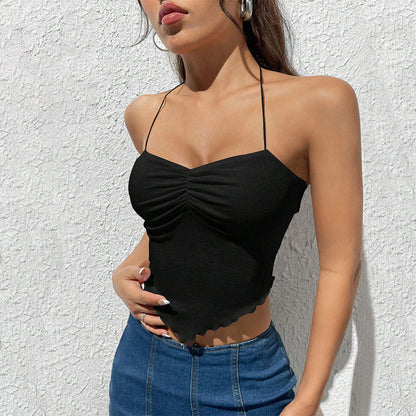 Tjejers Camisole Ryggfri Polyester-3