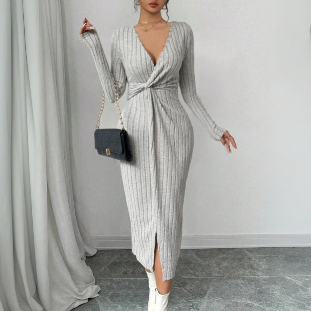 Dam Midiklänning Mönstrad Komposition/Union-5