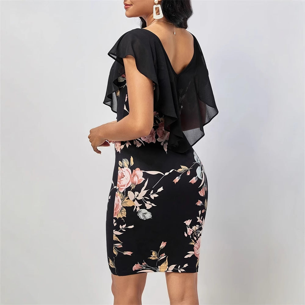 Dam T-shirt Grafisk Design 100% Bomull Komfortabel Passform-4