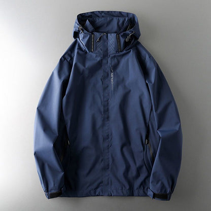 Vattentät Jacka Unisex med Justerbar Huva – Robust Polyester för Utomhusaktiviteter 8