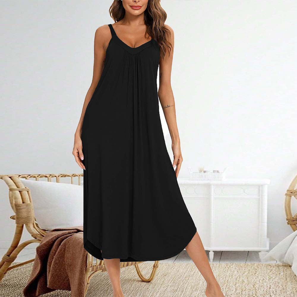 Dam Klänning Lång Ärmar Patchwork Mjuk Tyg-1