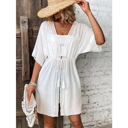 Variant image for Dam Raglanärm Top med Bindande Band Polyester-1