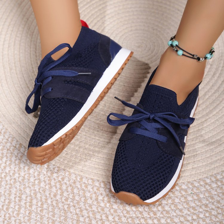 Variant image for Kvinnor Sportsneakers Flexibelt Andningsbart Nätmaterial-4
