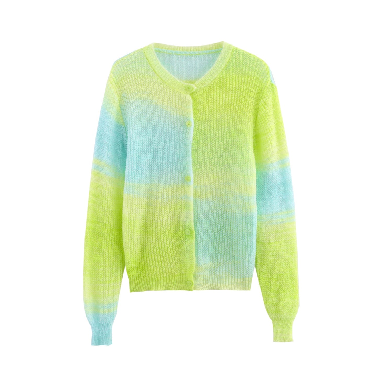 Variant image for Kvinnors Cardigan Färggradient Mjuk Material-1