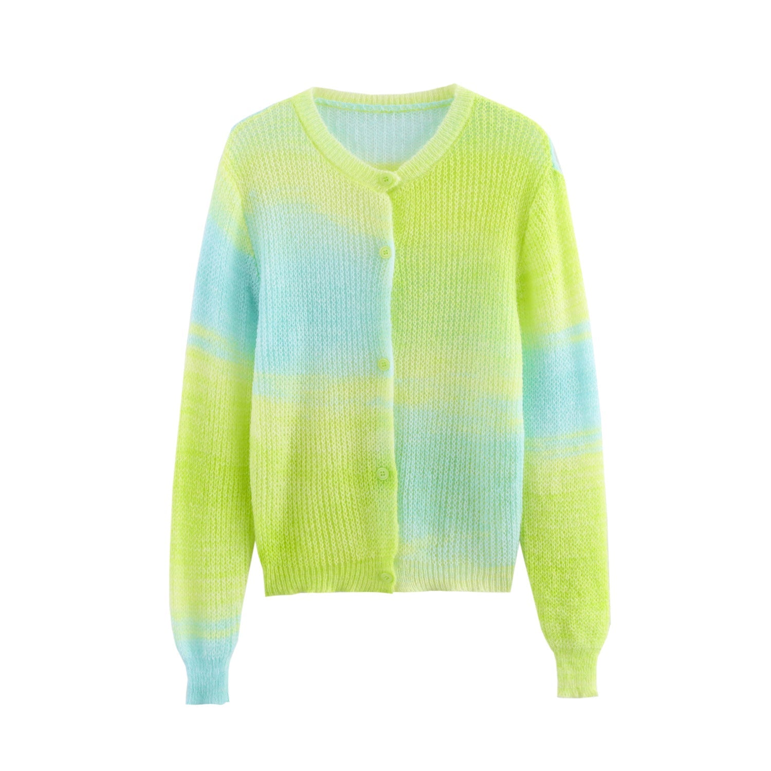 Variant image for Kvinnors Cardigan Färggradient Mjuk Material-1