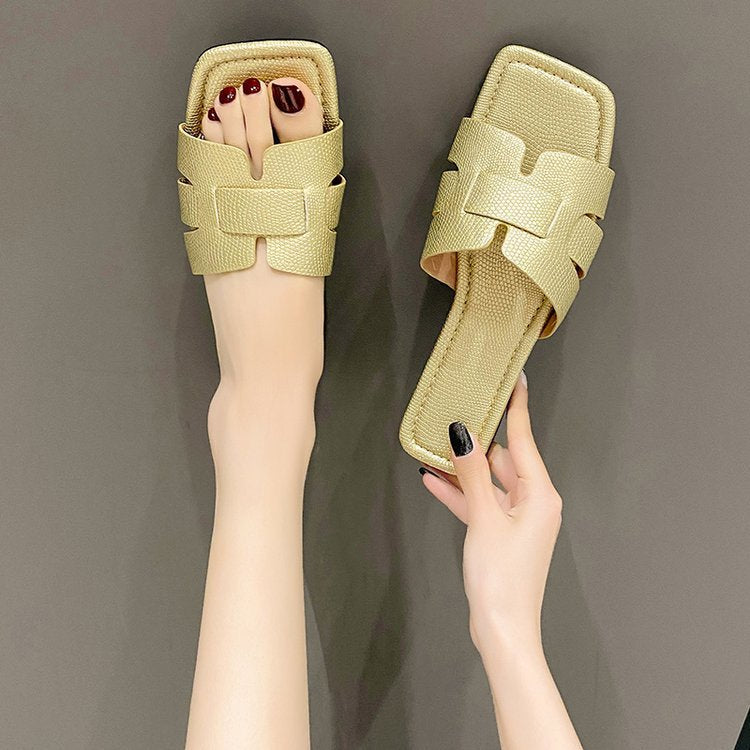 Dam Sandaler Tvärdesign Glänsande Syntetiskt Material 7