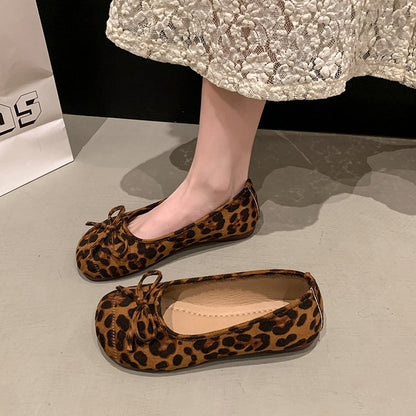 Bequeme Ballerina Schuhe mit Leopardmuster – Molle Innenfutter und Flexible Sohle für Damen 4