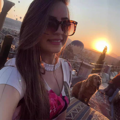 Kvinnors Kortärmad Klänning 3D-tryck Polyester Chiffon-4