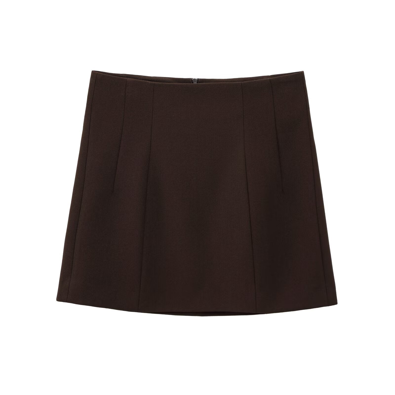 Dam Minikjol A-linjeformad med Knappar Polyester-6