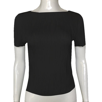 Variant image for Dam T-shirt Modern Stil Mjuk Andningsbar Tyg-2