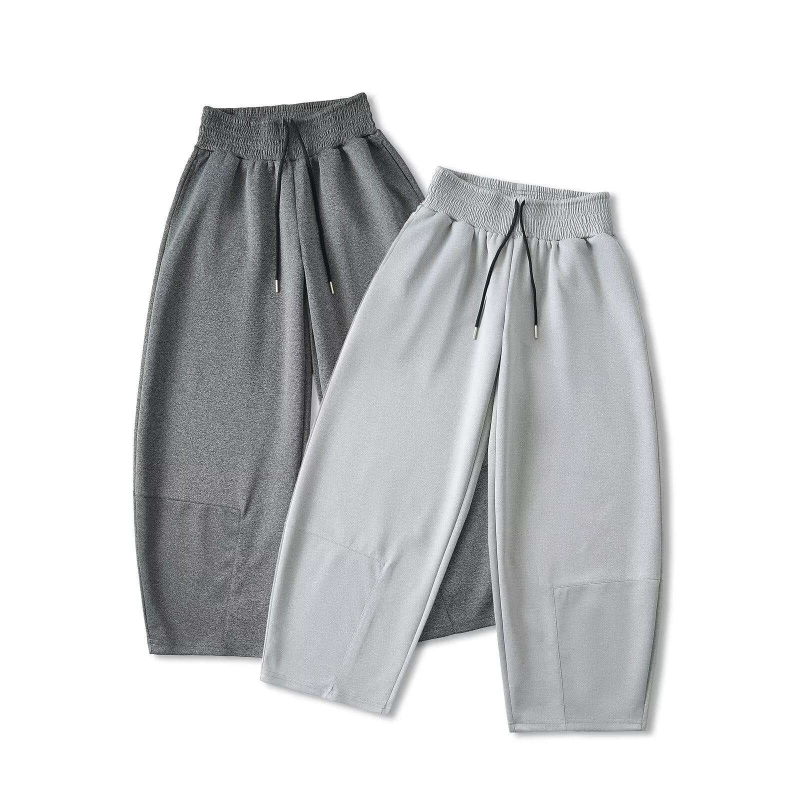 Breda Fritidsbyxor Dam med Elastisk Midja i Lätt Material - Bekväm Passform för Avkopplande Dagar 2