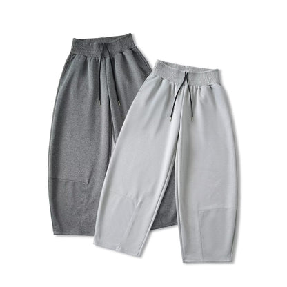 Breda Fritidsbyxor Dam med Elastisk Midja i Lätt Material - Bekväm Passform för Avkopplande Dagar 2