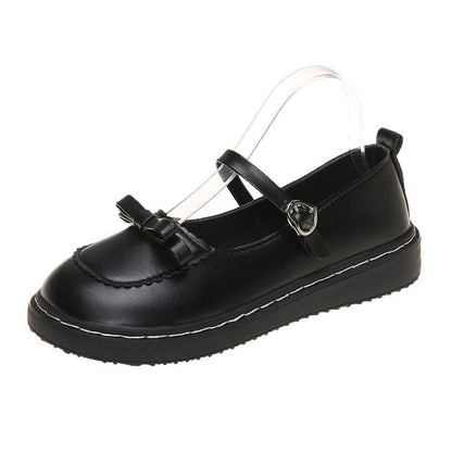 Kvinnors Ballerinas Slingdetalj Högkvalitativ Syntet och Textil-6