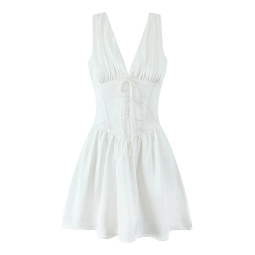 Flickor Prinsessklänning Enkel Färg Polyester-1