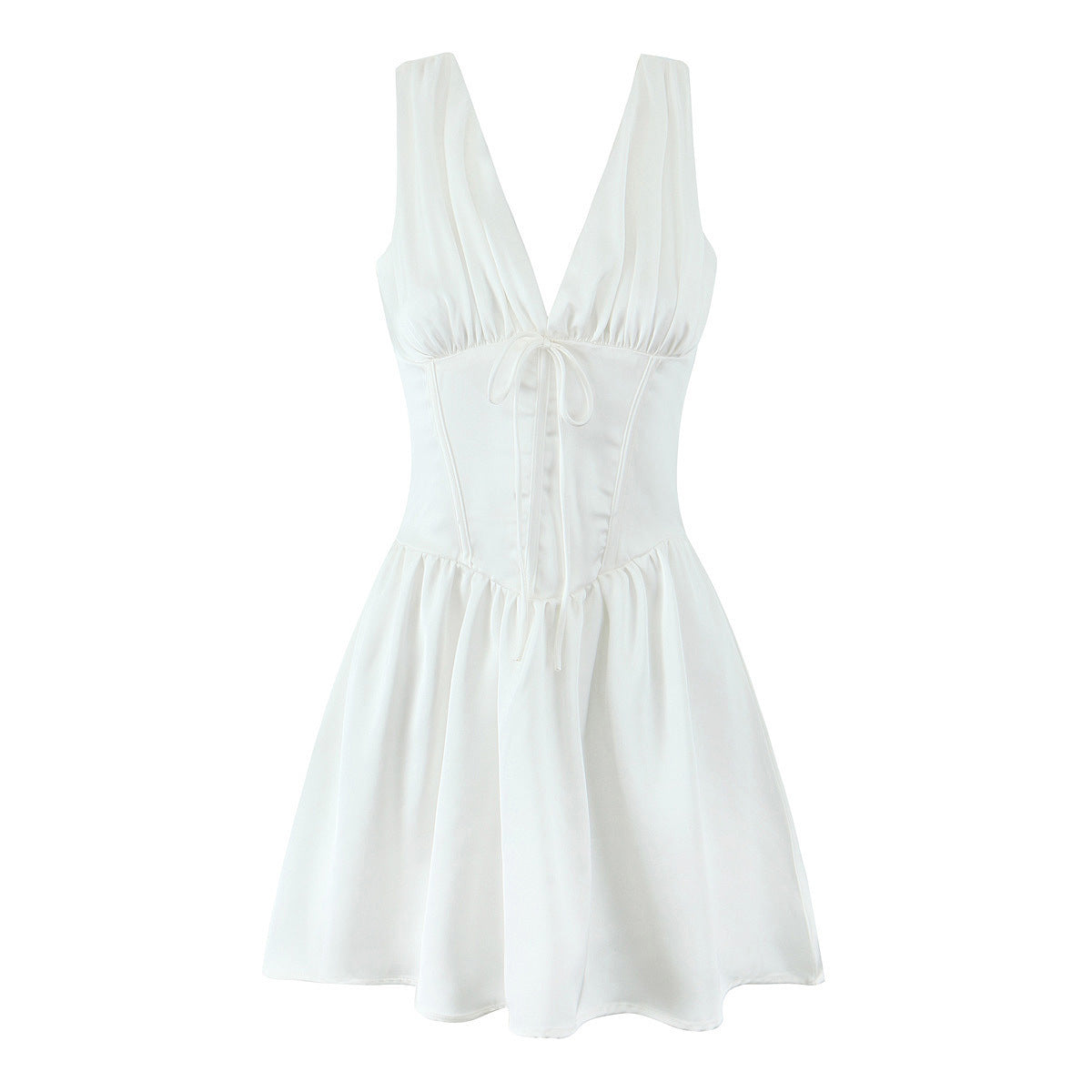 Variant image for Flickor Prinsessklänning Enkel Färg Polyester-1