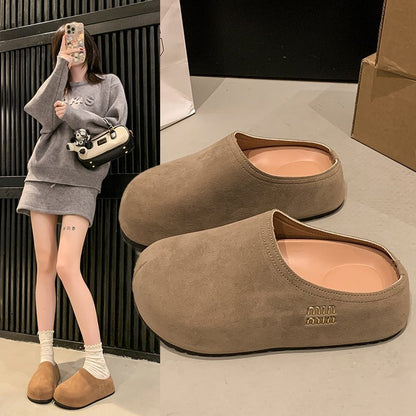 Dam Träskor Komfort Elegant Övre Material Vadderad Innersula 5