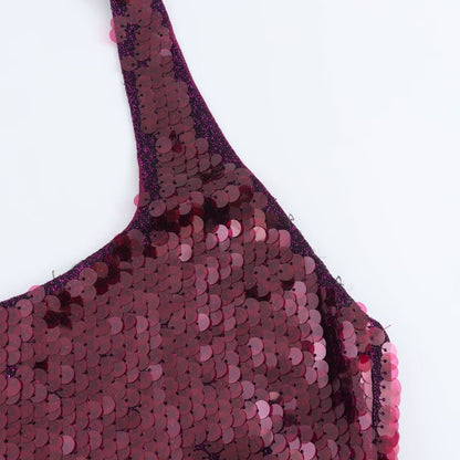 Dam Långklänning Monokrom Ärmlös Slip-Dress 100% Polyester-4