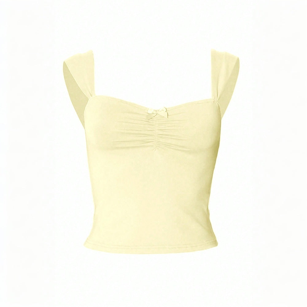 Kvinnor Toppväst Monokrom Polyester-5
