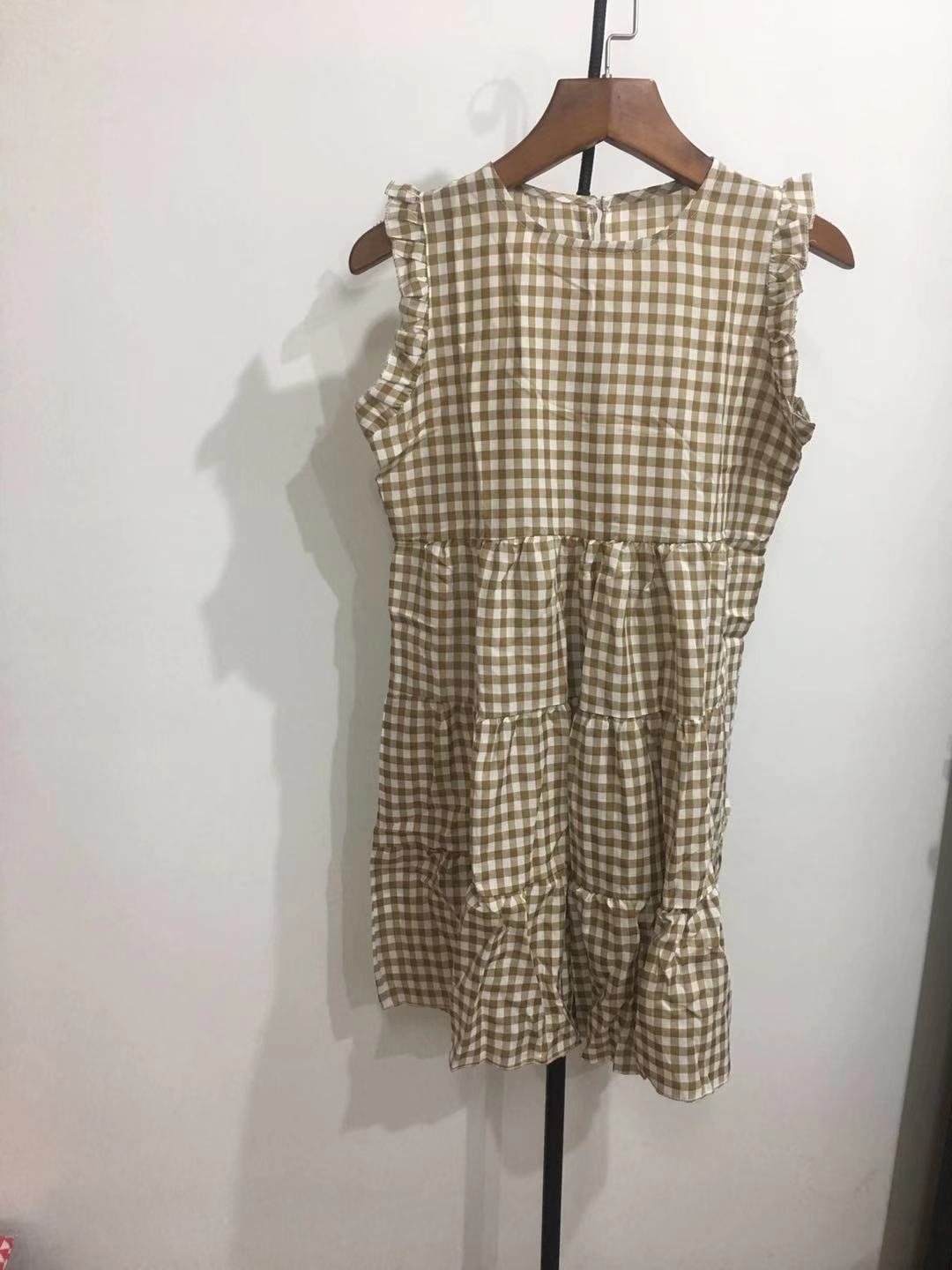 Variant image for Damklänning A-line Löst Passform Polyesterblandning-3