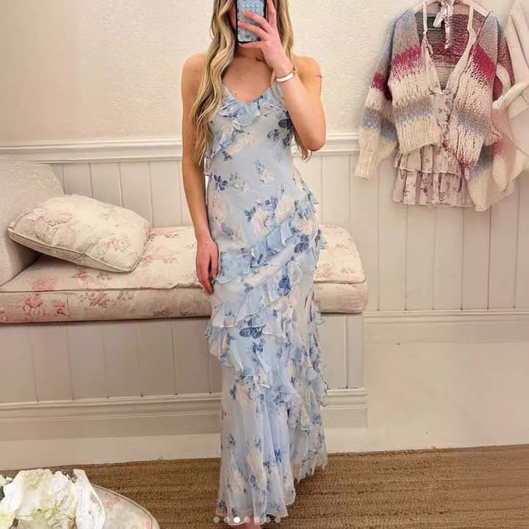 Fina Dam Klänningar Ärmlös Spandex Med Splitt Design-2