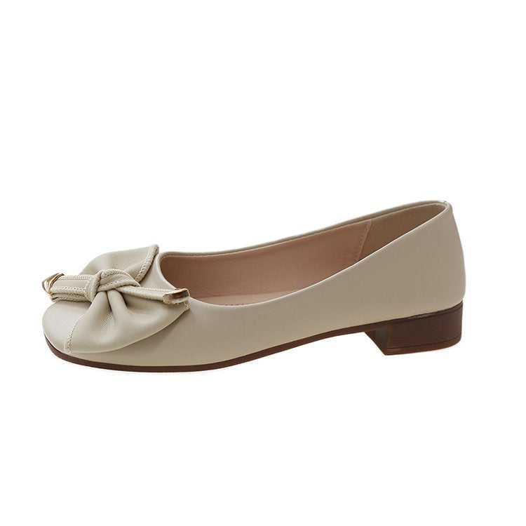 Kvinnors Ballerinas Elegant Slingdetalj Syntetiskt Läder-6