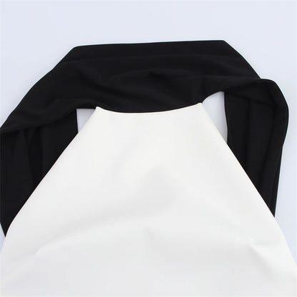 Flicka A-Line Klänning Broderad Polyester Halterneck-4