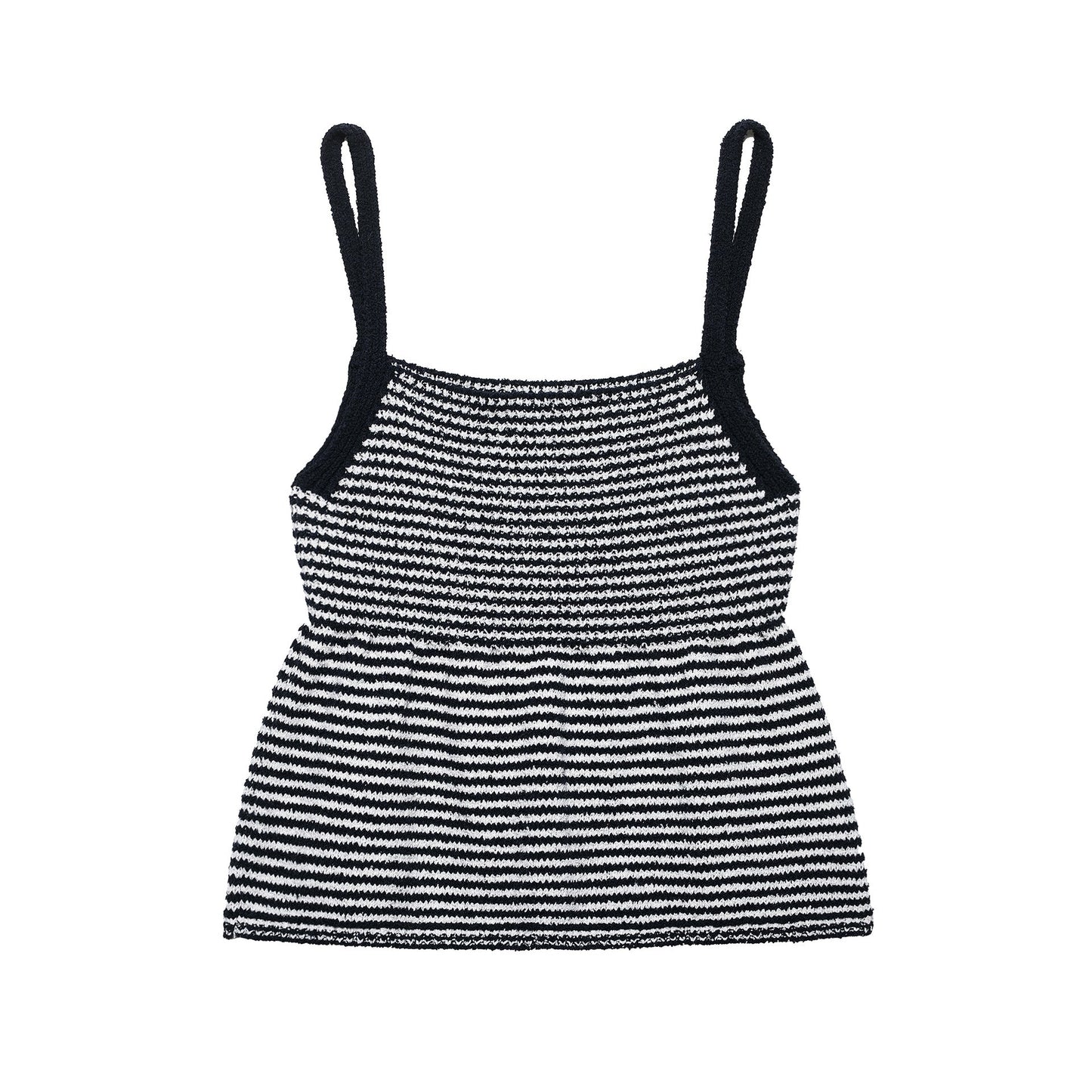 Kvinnors Spaghetti Top Festtoppar Strukturerat Mönster Andningsbart Tyg 1