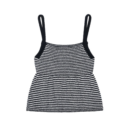 Kvinnors Spaghetti Top Festtoppar Strukturerat Mönster Andningsbart Tyg 1