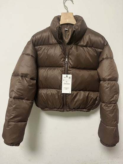 Variant image for Damjacka A-linjeformad Trendig Polyester Varm Buffertjacka-17