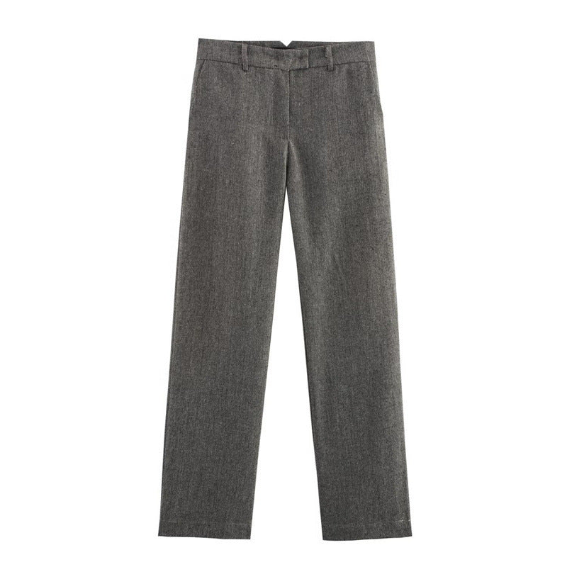 Dam Kostymbyxor Street Fashion Polyester med Patchworkdetaljer 4
