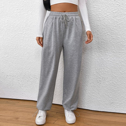 Herrens Joggingbyxor Justerbara Manschetter Polyester Rak Form-1