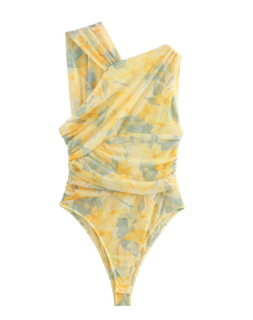 Kvinnors Badbärare Wrap-Design Mjuk Stretch 9