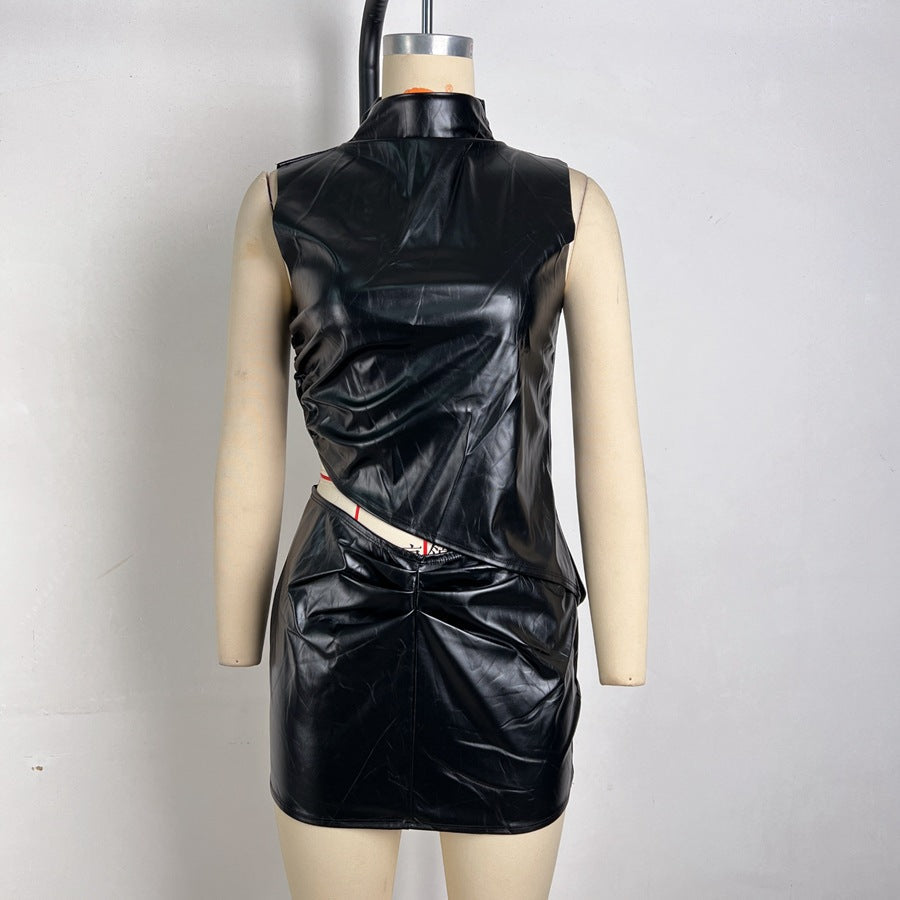 Kvinnors Bodycon Klänning Oregelbunden Midja Polyester 6