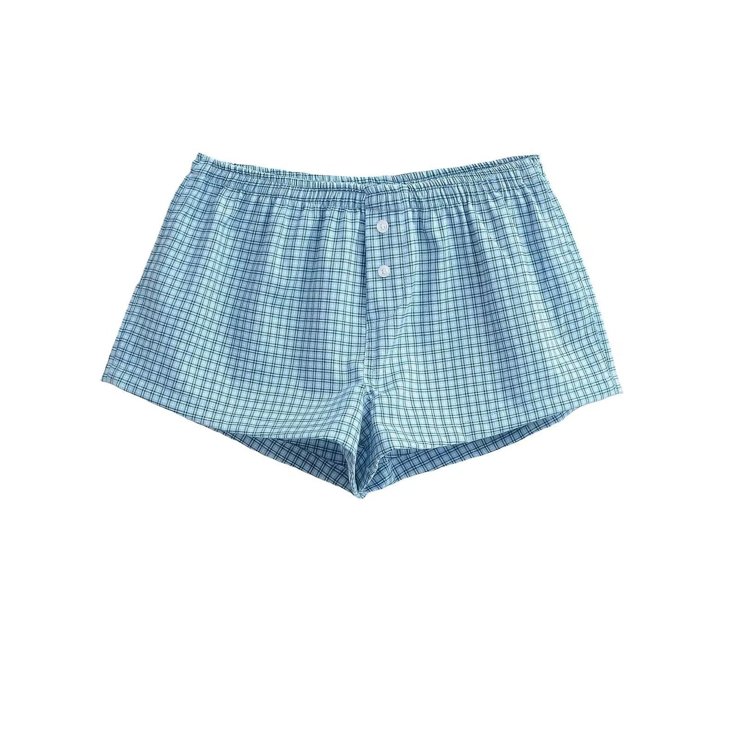 Herrboxershorts i Andningsbar Bomull med Elastiskt Midjeband och Knappstängning – Klassisk Stil för Daglig Användning 5