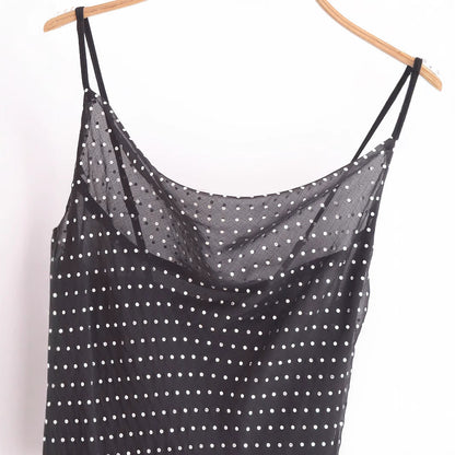 Dam Miniklänning Skjortstil Patchwork Polyester-3