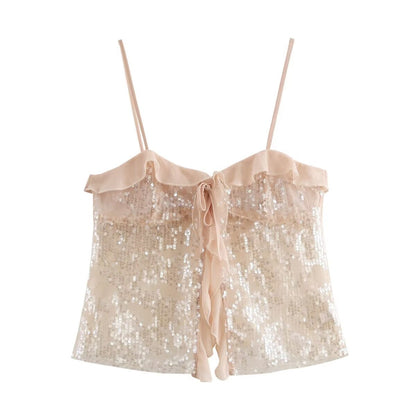 Kvinnors Oregelbunden Klänning Spaghetti Band Polyester-1