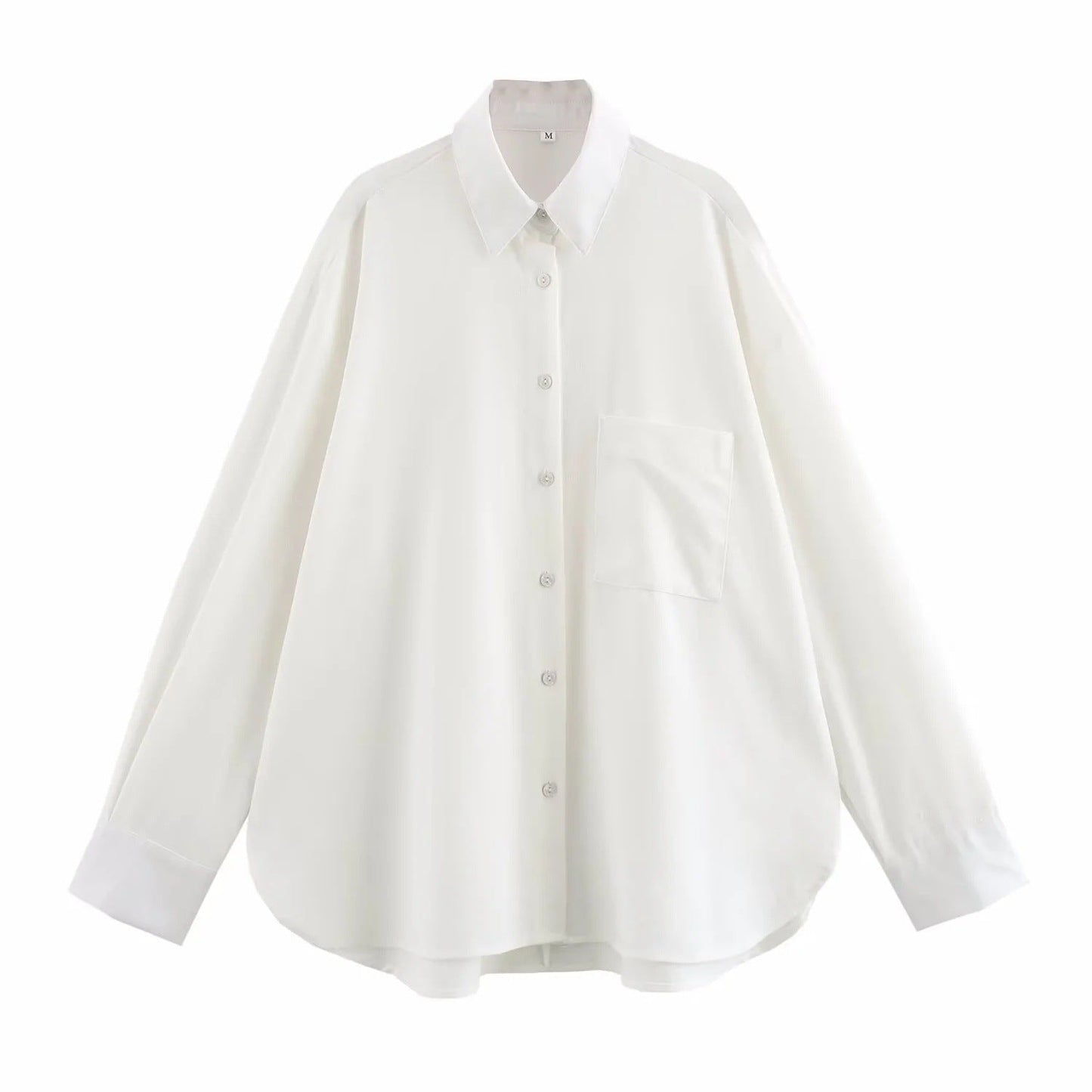 Variant image for Damer Blus Avslappnad Passform Andningsbart Material-1