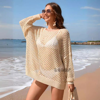 Dam Bikinitopp Monokrom Akryl med Utskärningar-4