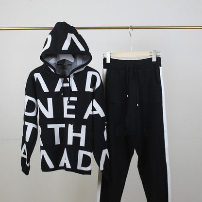 Kvinnors Sportig Avslappnad Modeuppsättning Långärmad Akryl-5